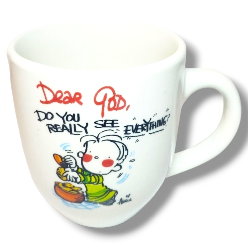"Dear God, Do You Really See Everything " 18 oz Mug, Royal Norfolk Very Nice